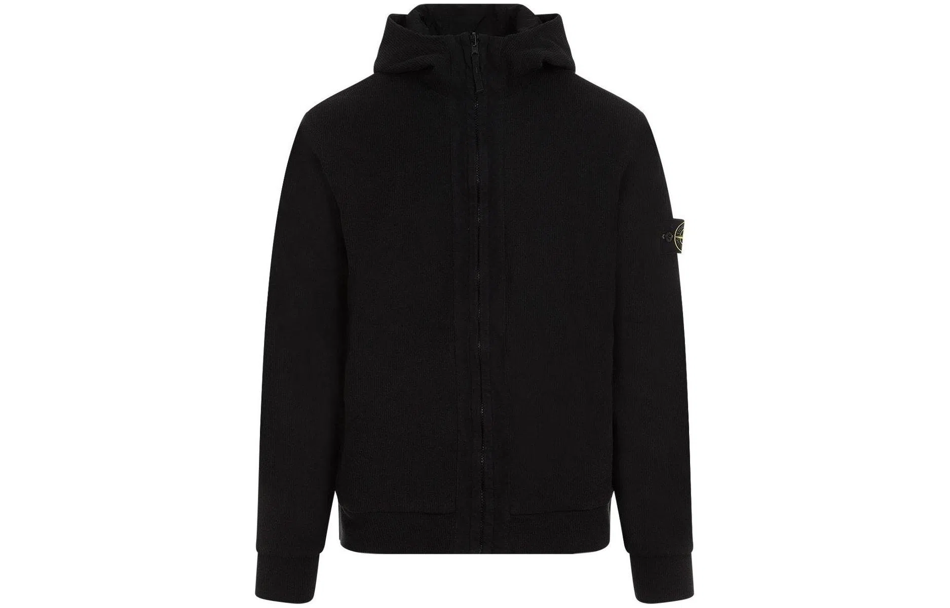 Stone Island Black Hooded Jacket