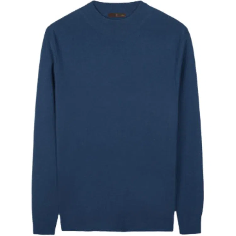 才子 修身纯色微弹针织衫 男款