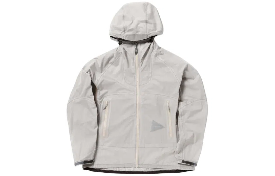 and wander SS24 Reflective Stitch Rain Jacket