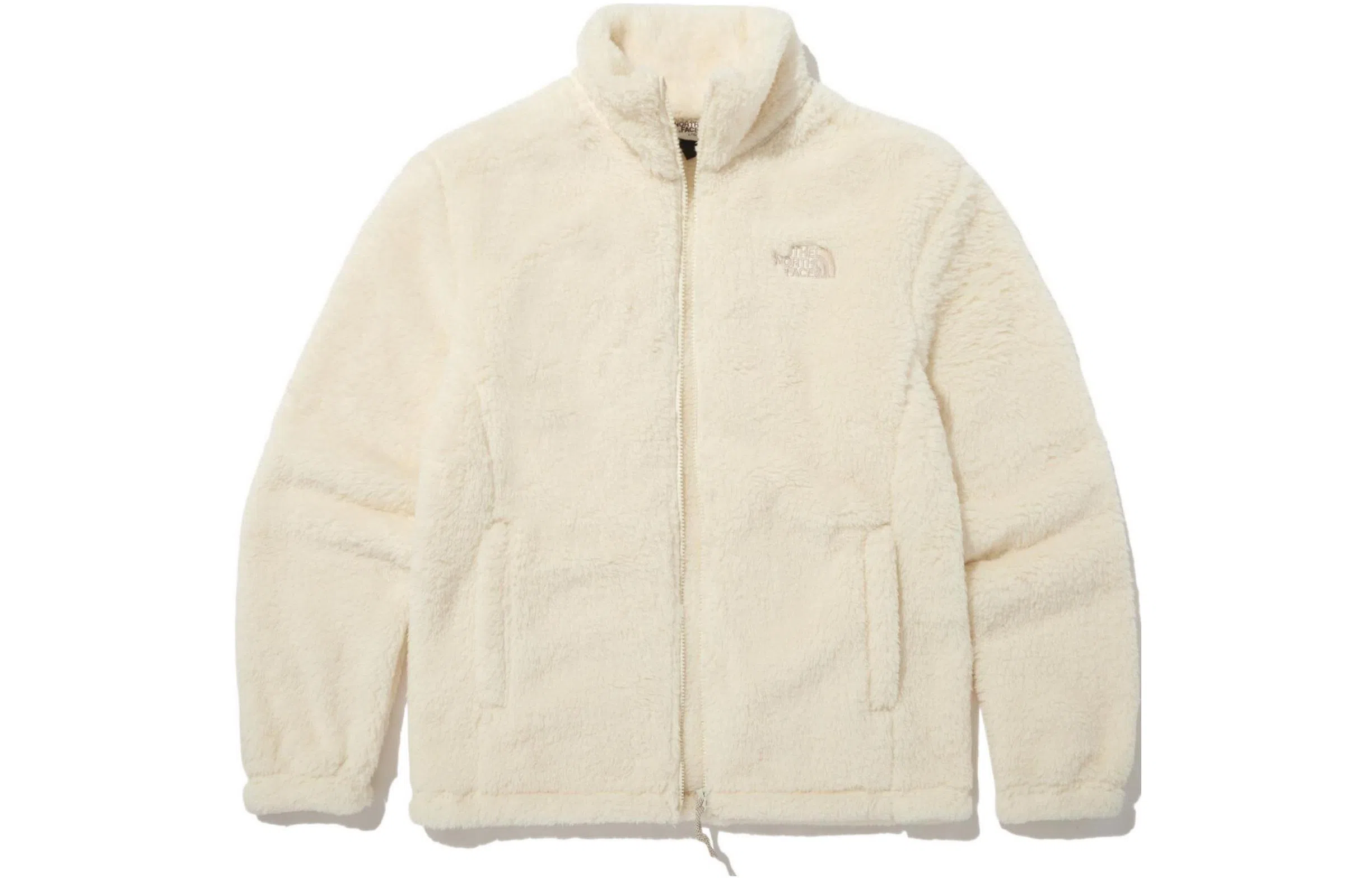 The North Face Fleece Zip Jacket White