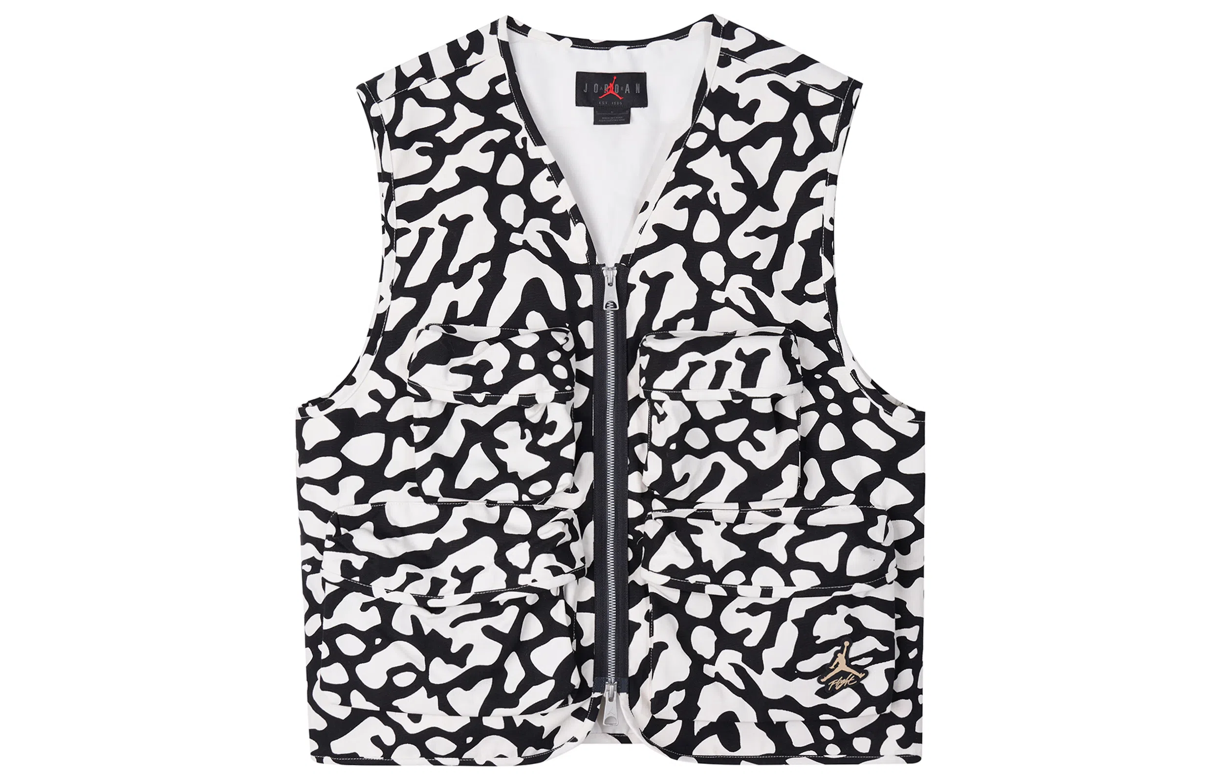 Jordan Flight Heritage V-Neck Vest Phantom Grey White