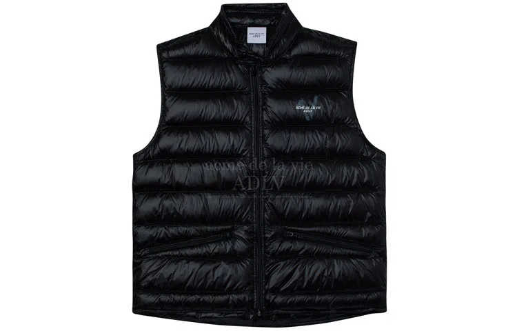 acme de la vie ADLV Logo Down Vest Black