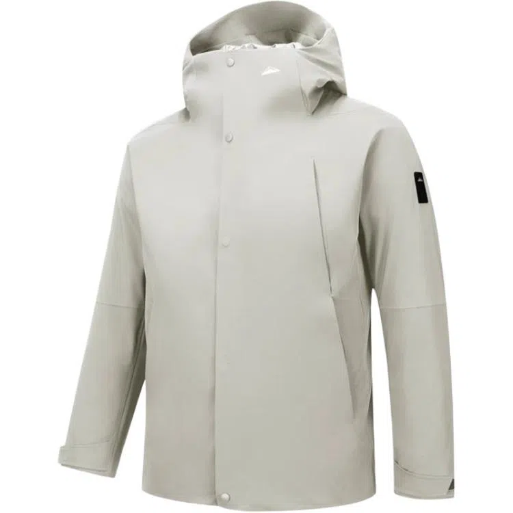 阿尔卑斯 软壳户外护颈充气枕连帽休闲外套三防夹克冲锋衣 男女同款