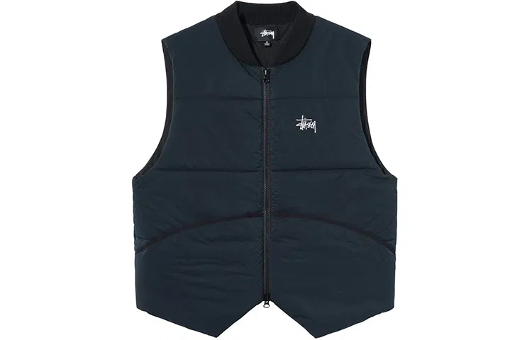 Stussy FW21 Prlmaloft Quilted Vest Logo