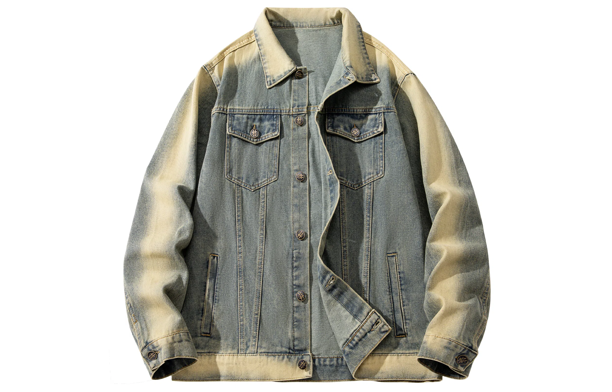BEENTRILL Denim Jacket Yellow Clay