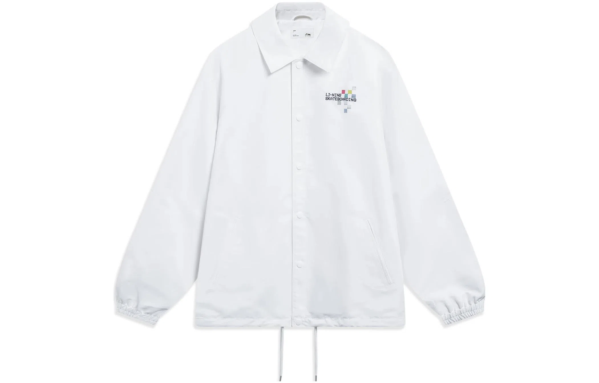 李宁 宽松休闲夹克外套 男款 白色