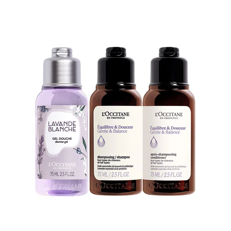 欧舒丹 沐浴啫喱洗护体验装 保湿补水 星品留香