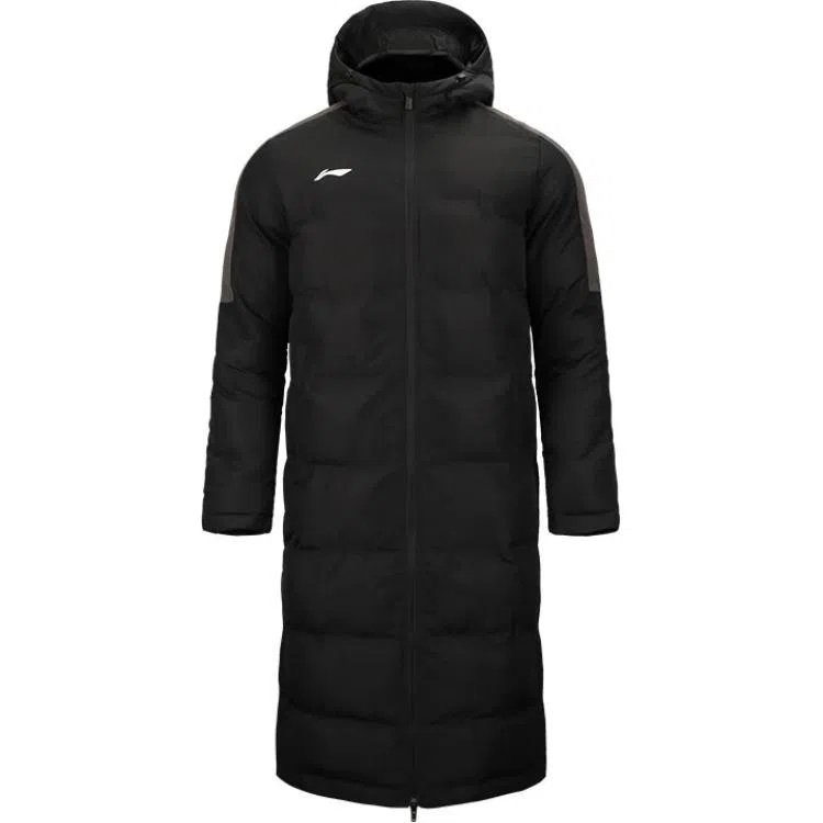 LiNing Logo Hoodie Jacket Black