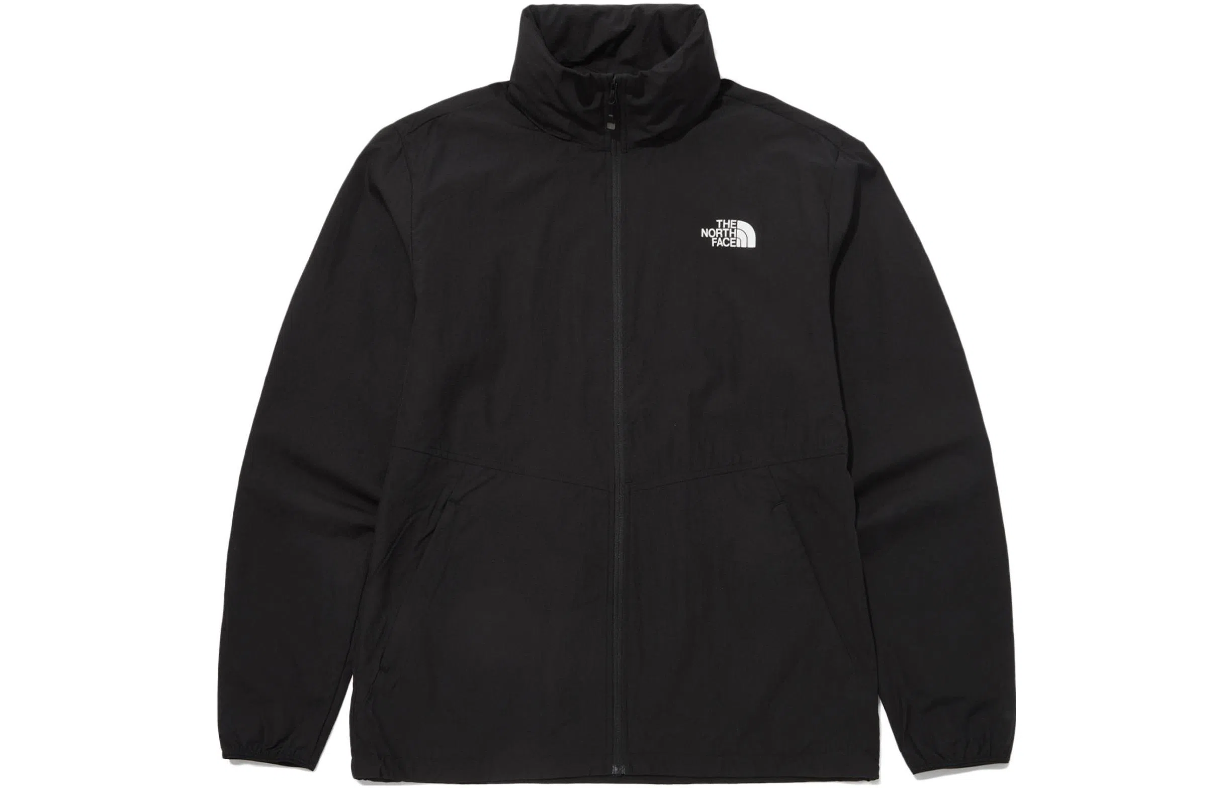 The North Face SS23 Logo Zip Hoodie Jacket Black