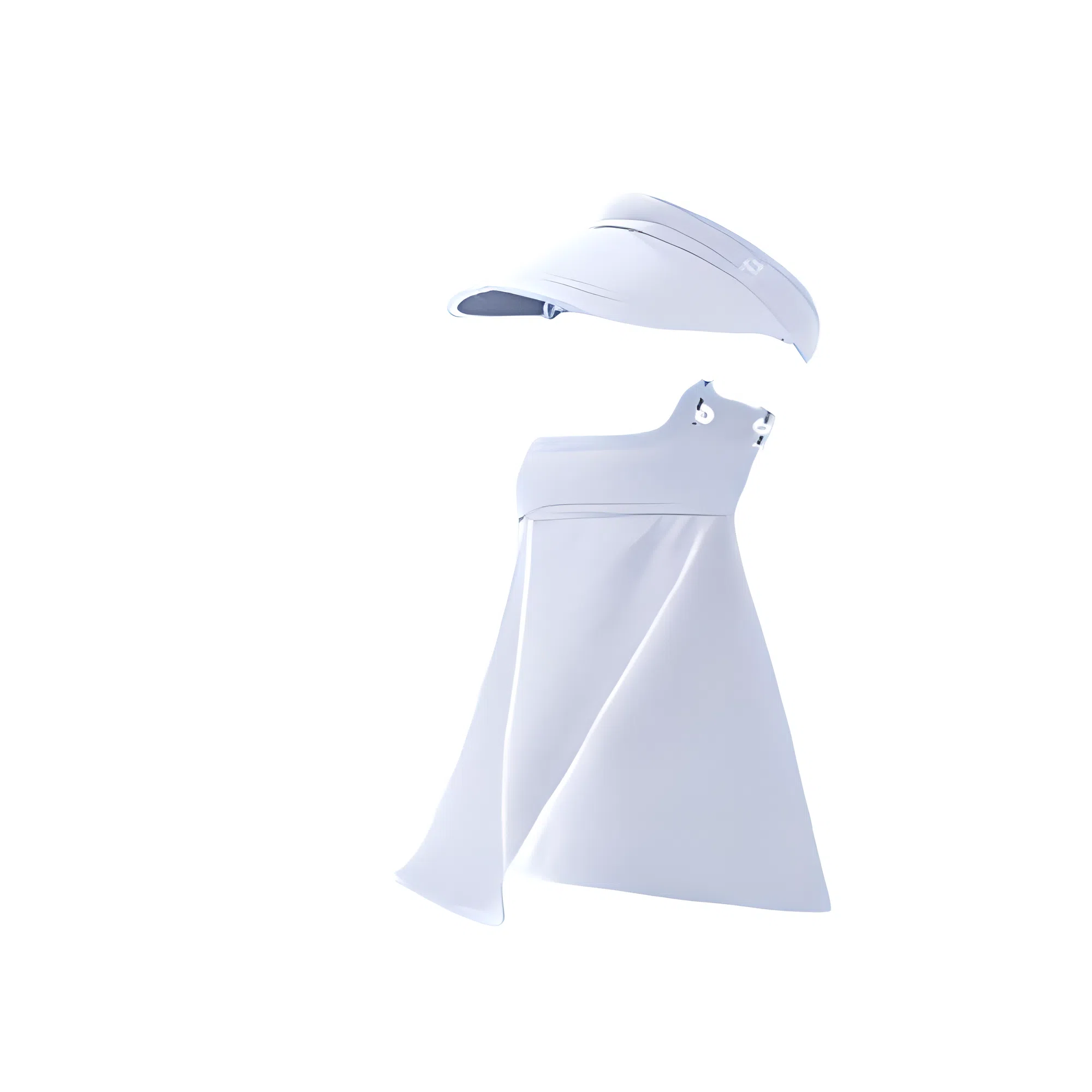 撞青春 防紫外线遮阳护颈面罩可拆卸便携透气 涤纶 防晒帽 男女同款情侣款