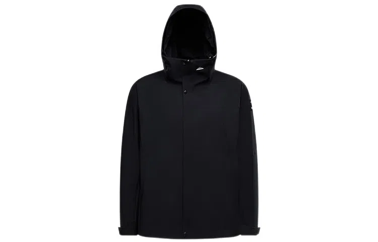 阿尔卑斯 软壳户外护颈充气枕连帽休闲外套三防夹克冲锋衣 男女同款