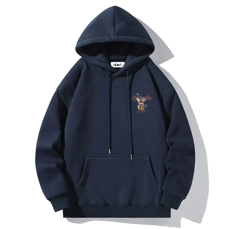 【dme】 日系休闲潮流连帽重磅原创印花百搭卫衣 男女同款