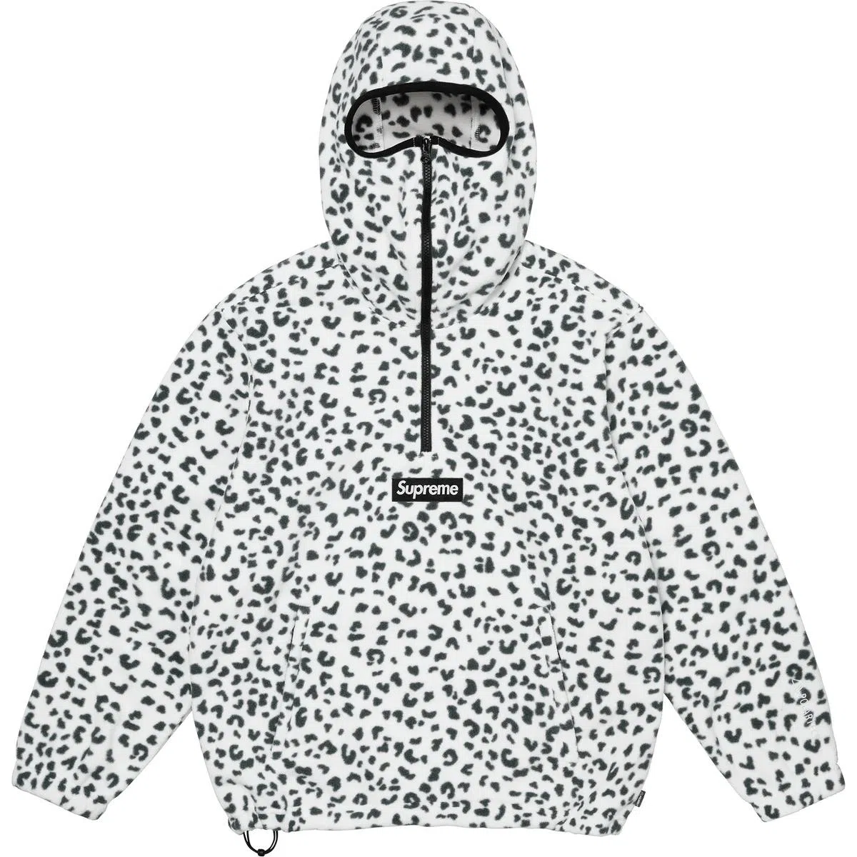 Supreme x Polartec FW24 Facemask Half Zip Hooded Sweatshirt