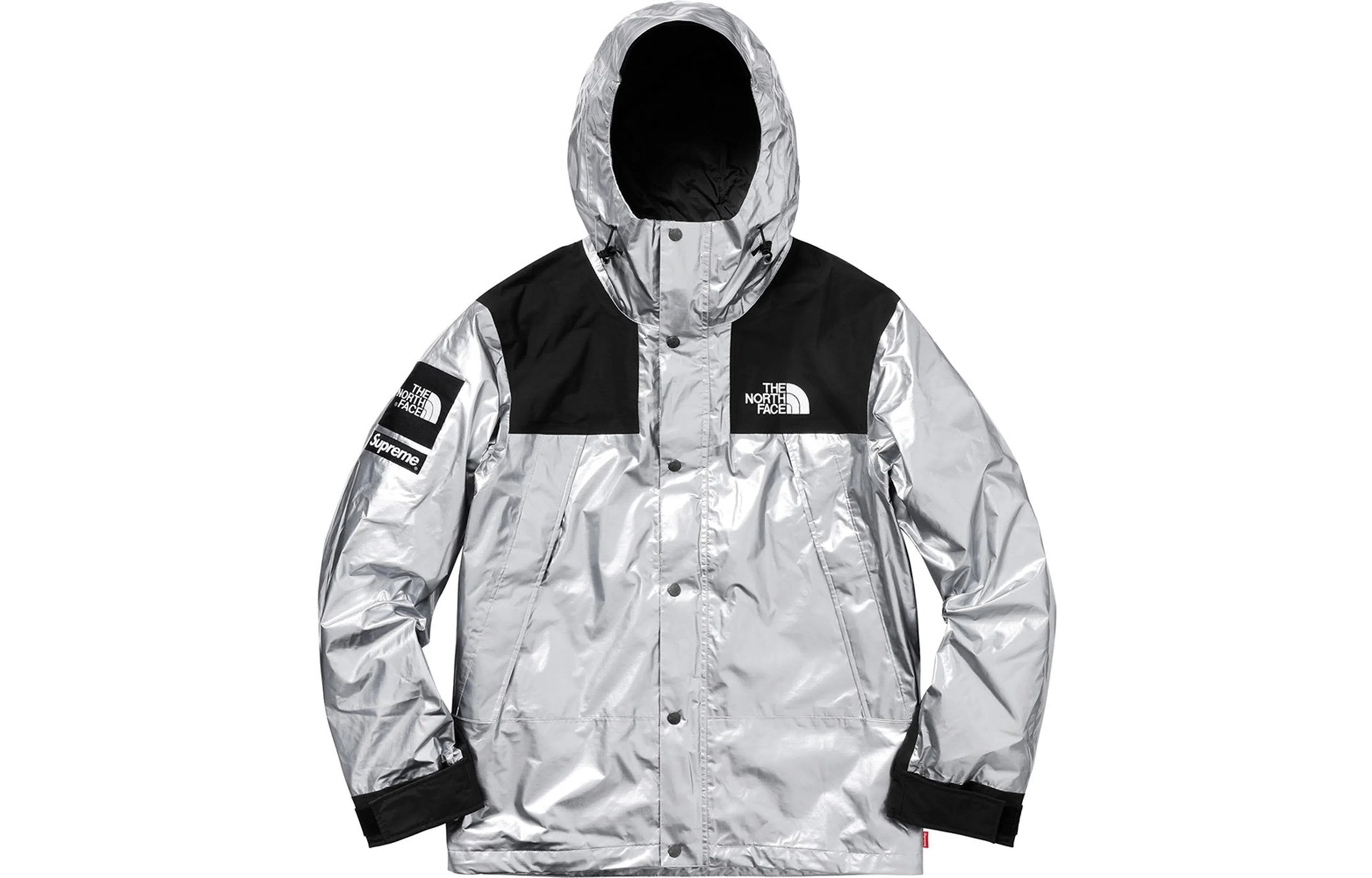 Supreme x The North Face Metallic Jacket Silver