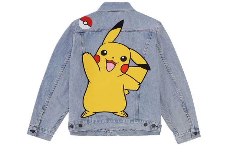 Levis x Pokémon Pikachu Embroidered Denim Jacket