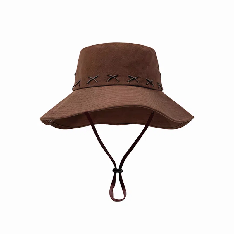 北极绒 美式复古牛仔风夏季户外登山出游百搭遮阳防晒 涤纶 渔夫帽 男女同款情侣款