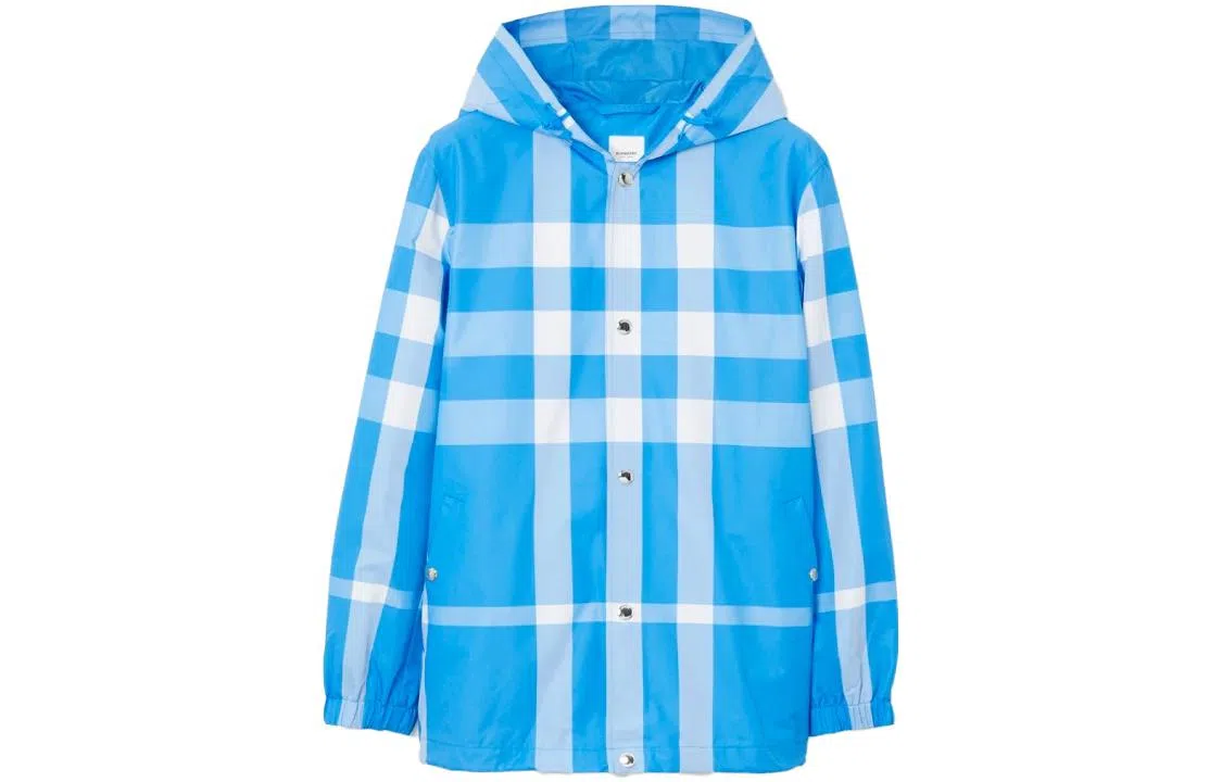 Burberry Hooded Jacket Blue