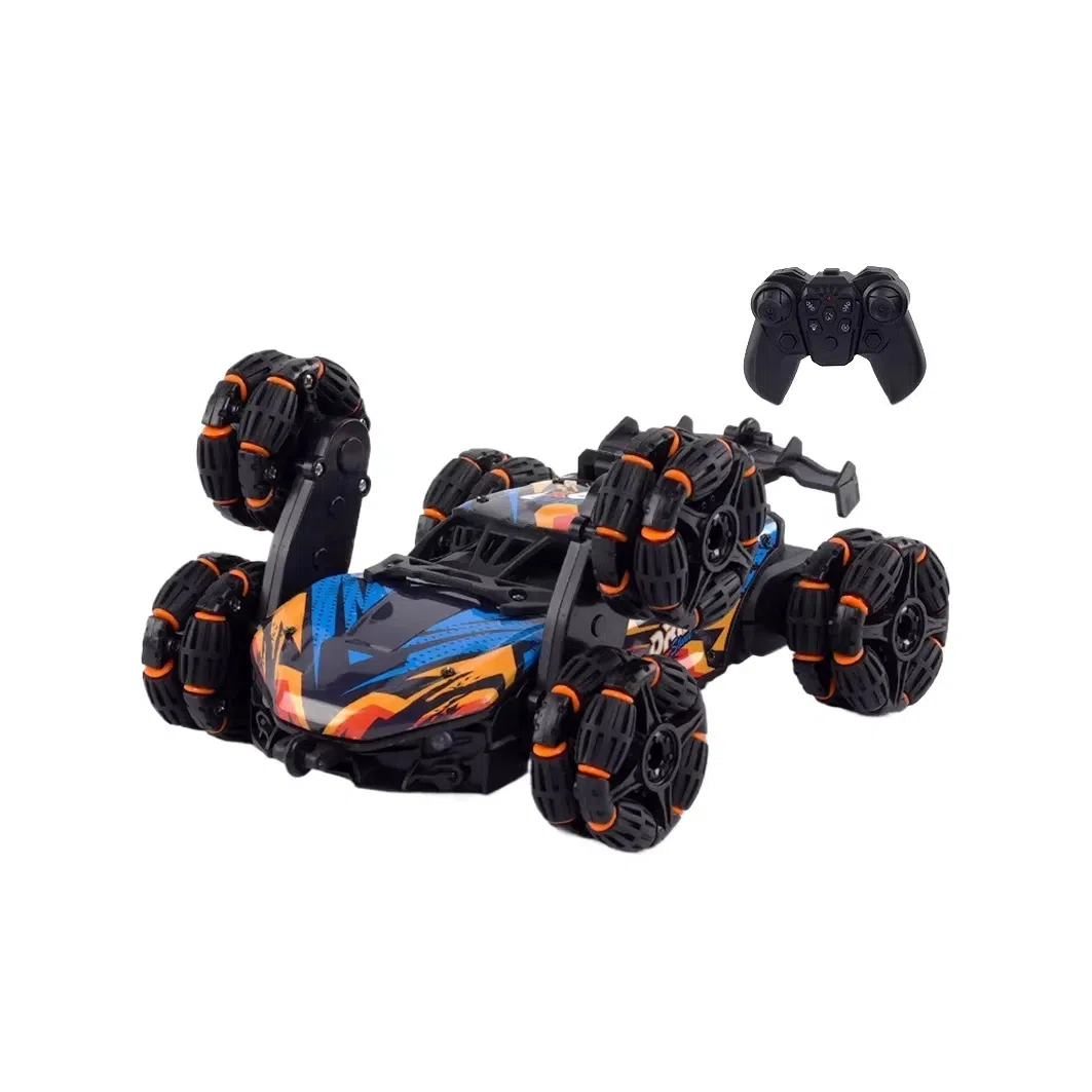 蒙柯 手势感应变形 六轮摆臂特技车 遥控玩具