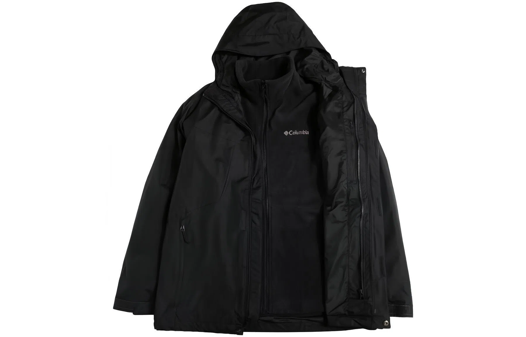 Columbia 3-in-1 Fleece Jacket Black