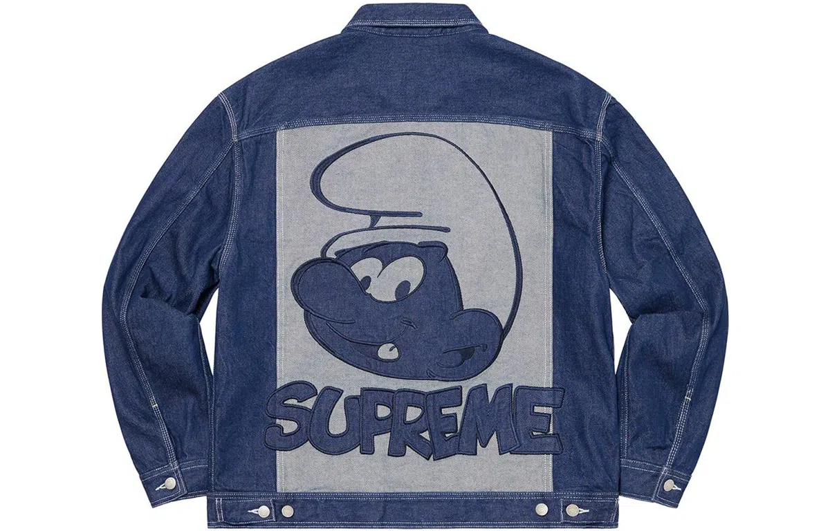 Supreme FW20 Week 1 SupremeSmurfs Denim Trucker Jacket