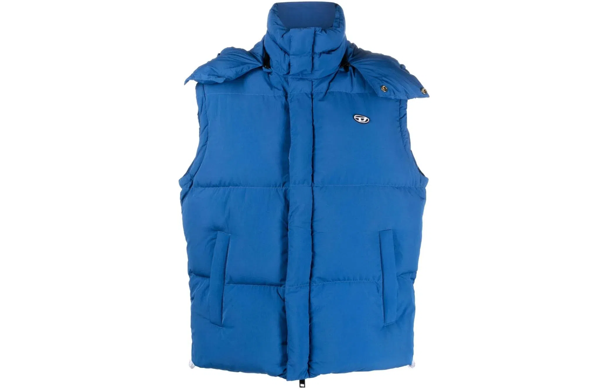 DIESEL Quilted Vest Blue