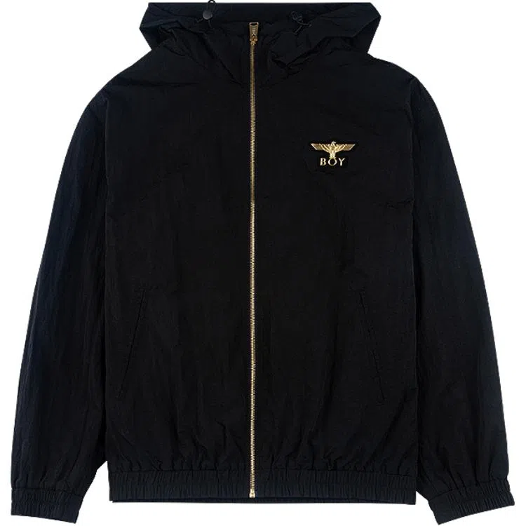 Boy London Logo Hoodie Jacket Black