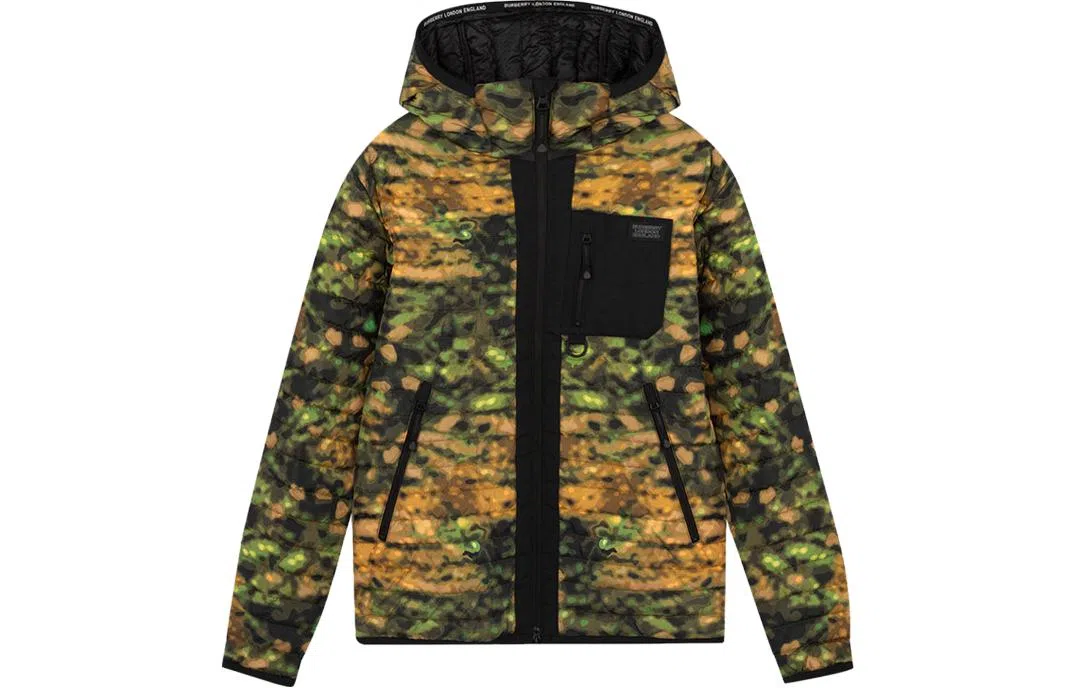 Burberry FW22 Camo Logo Down Jacket