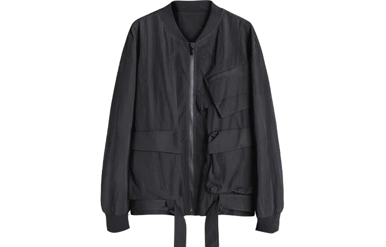 Huanshang Zipper Jacket Black