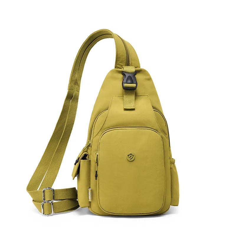 捷朗仕 多用旅行时尚百搭旅行通勤小背包潮流 尼龙布 双肩胸包 中号 女款 多色