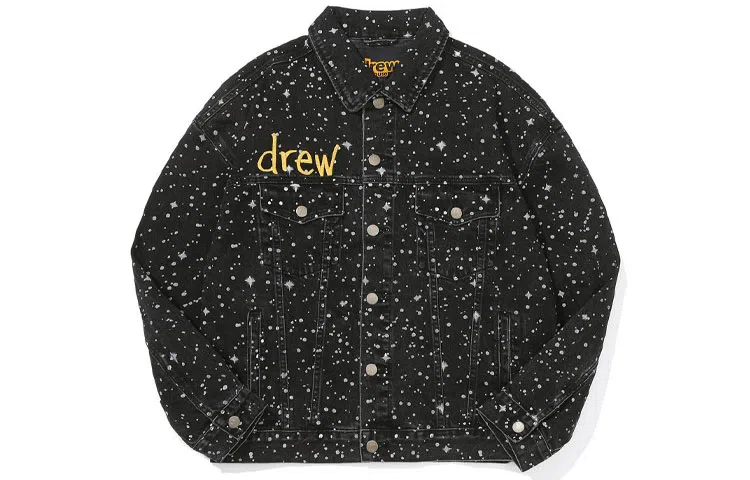 Drew House FW21 logo Trucker Jacket - Drew Starry NightLogo