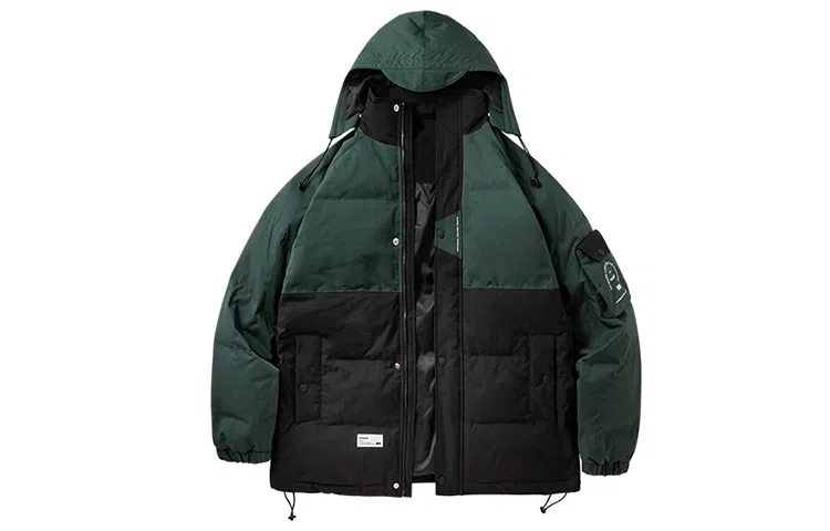 PSO Brand Colorblock Down Jacket