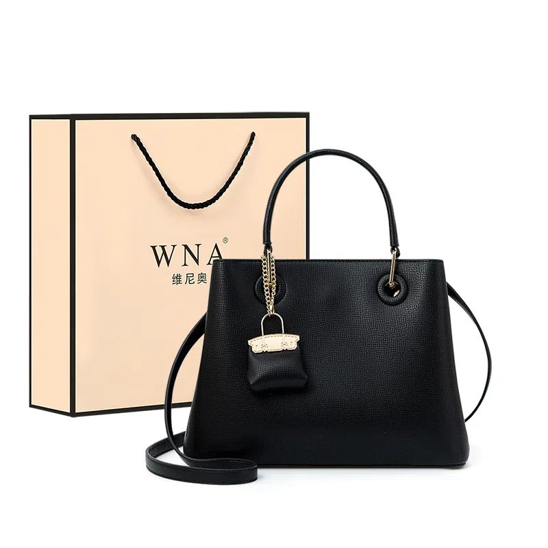 维尼奥 品牌通勤简约设计妈妈包高级质感休闲百搭大气女包优雅实用托特包 合成革 手提包单肩斜挎 常规 女款 多色