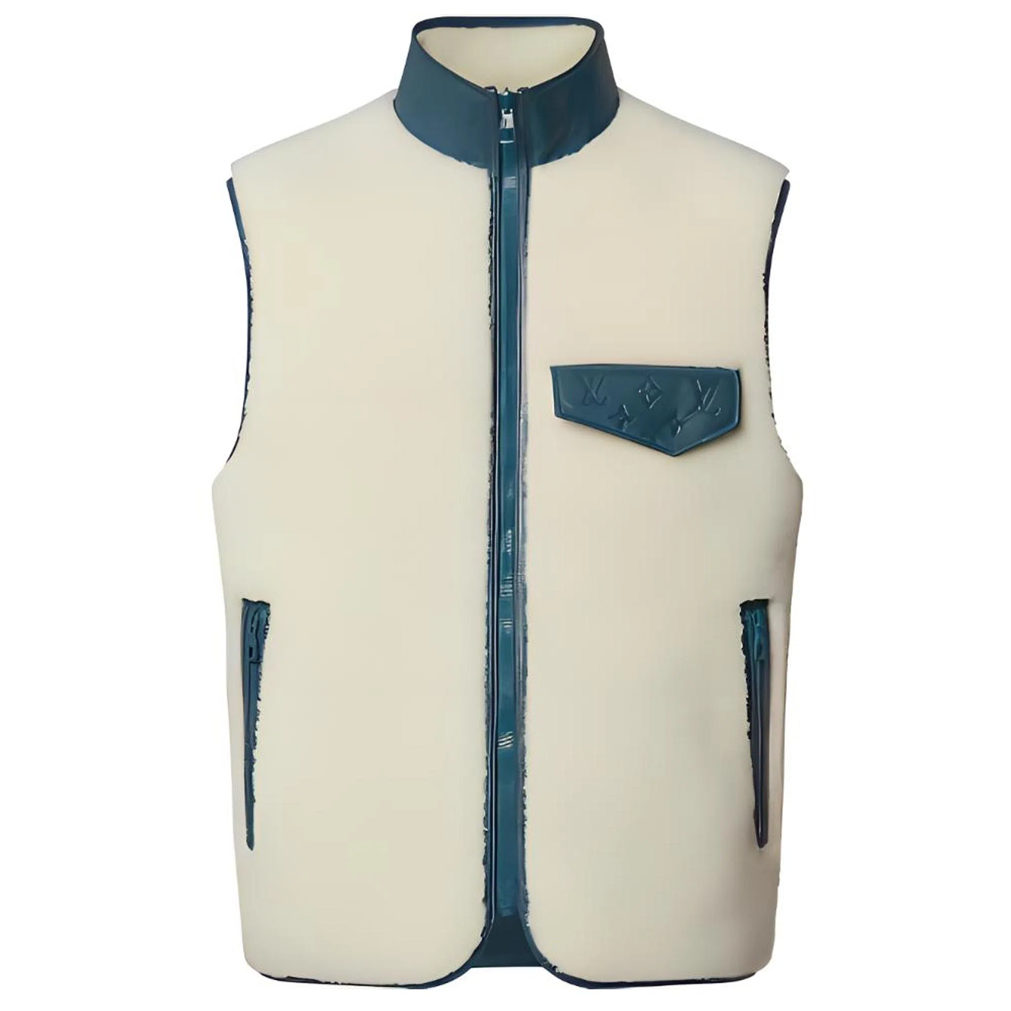 Louis Vuitton FW22 Colorblock Suede Vest