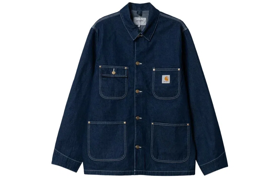 Carhartt WIP Logo Patch Denim Jacket