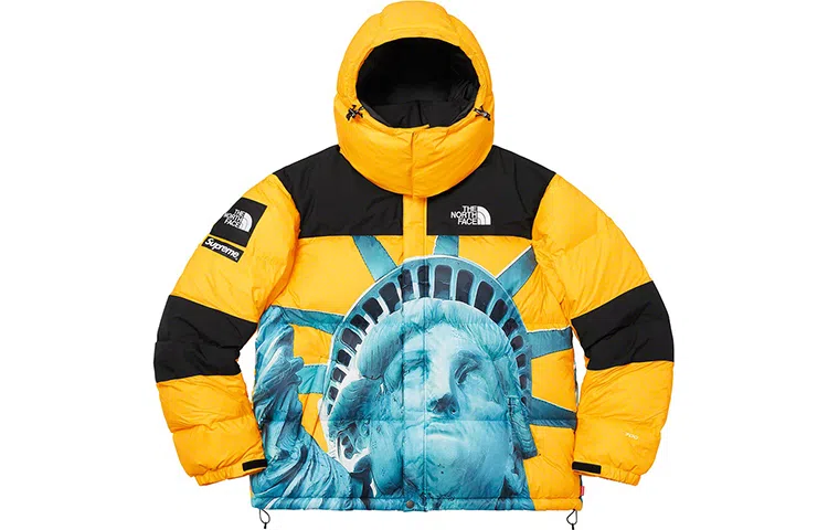 Supreme x The North Face Statue of Liberty Hoodie Yellow