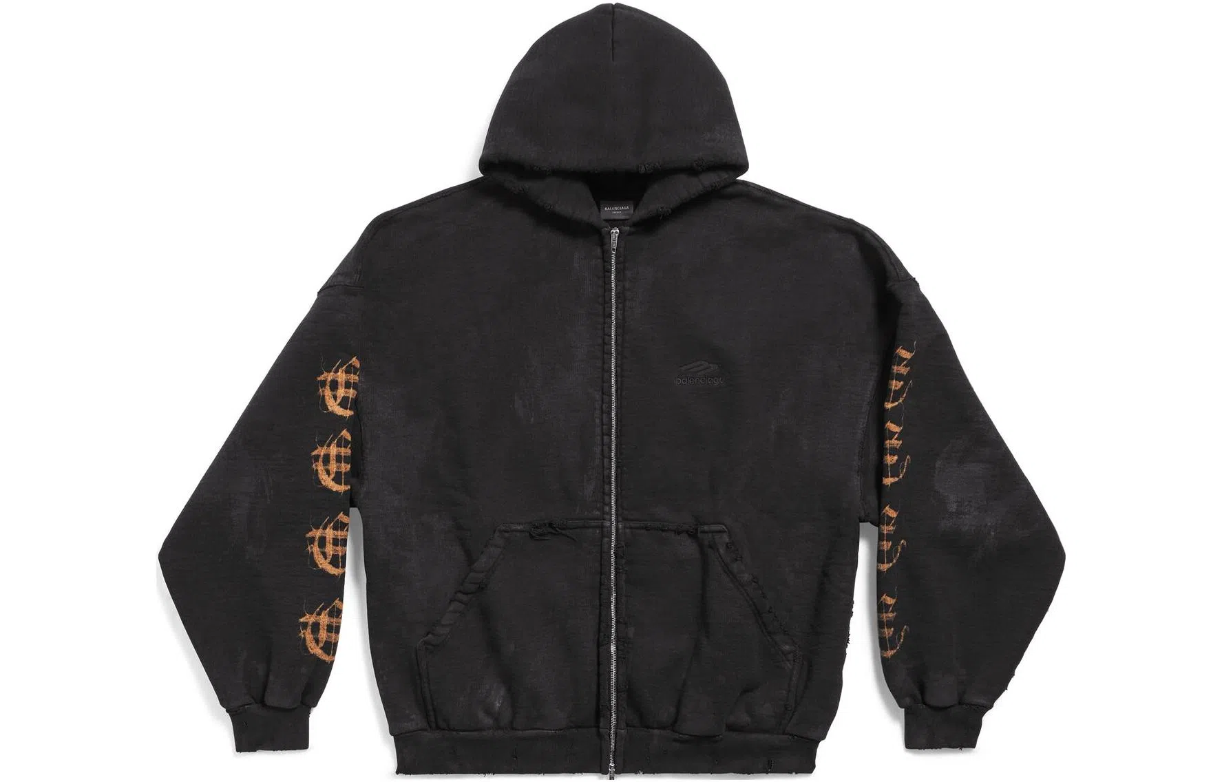 Balenciaga FW23 Double Zipper Hoodie Jacket