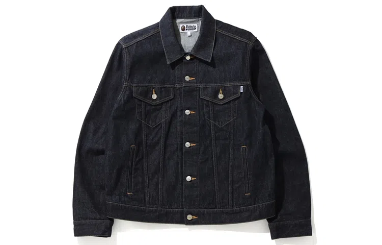 A BATHING APE X Dragonball Z Baby Milo Big Ape Head Denim Jacket