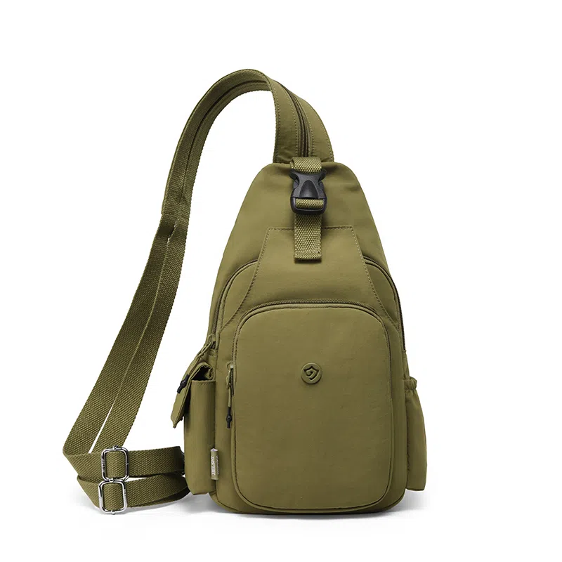 捷朗仕 多用旅行时尚百搭旅行通勤小背包潮流 尼龙布 双肩胸包 中号 女款 多色