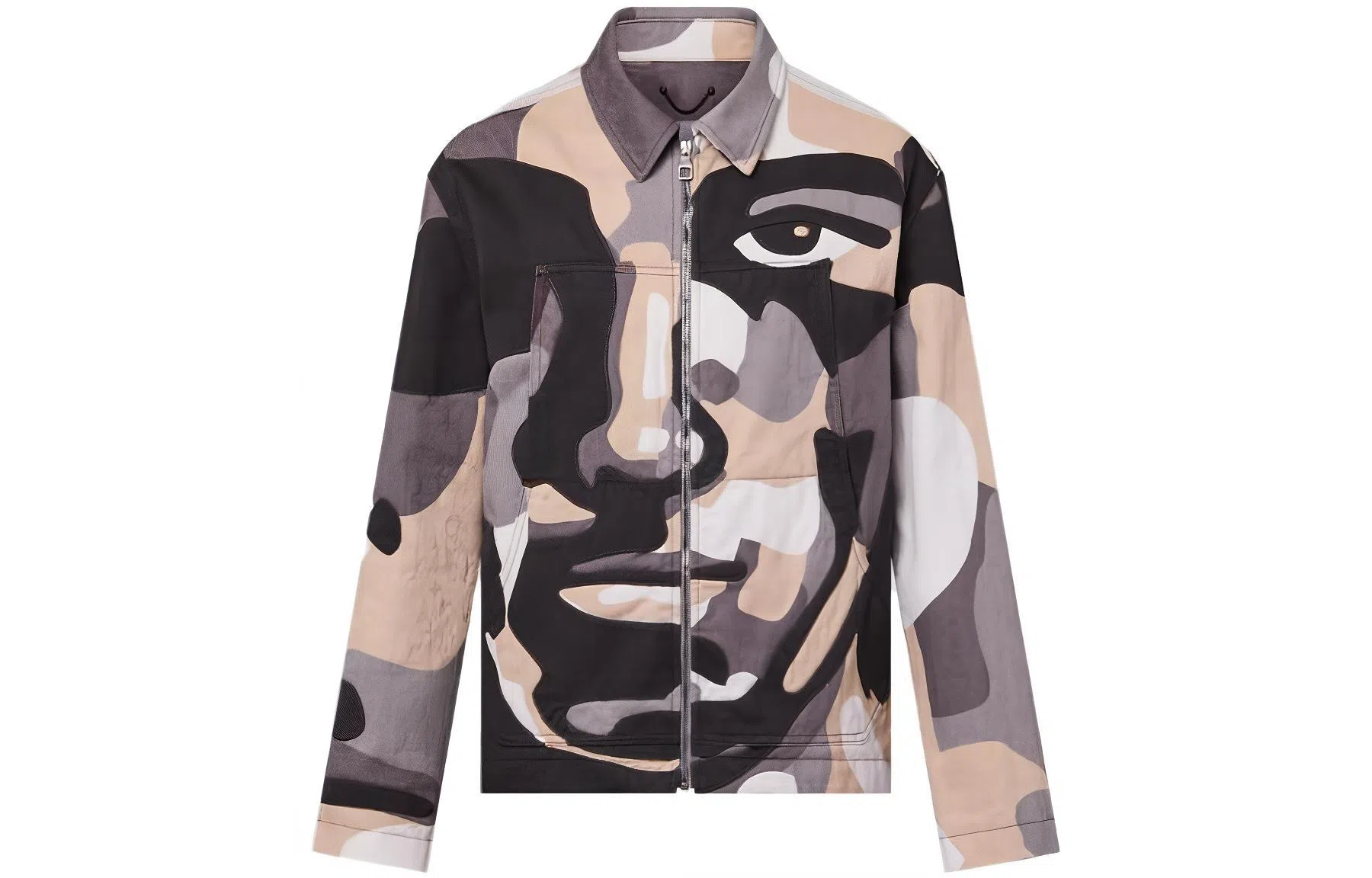 Louis Vuitton FW23 Geometric Portrait Denim Jacket