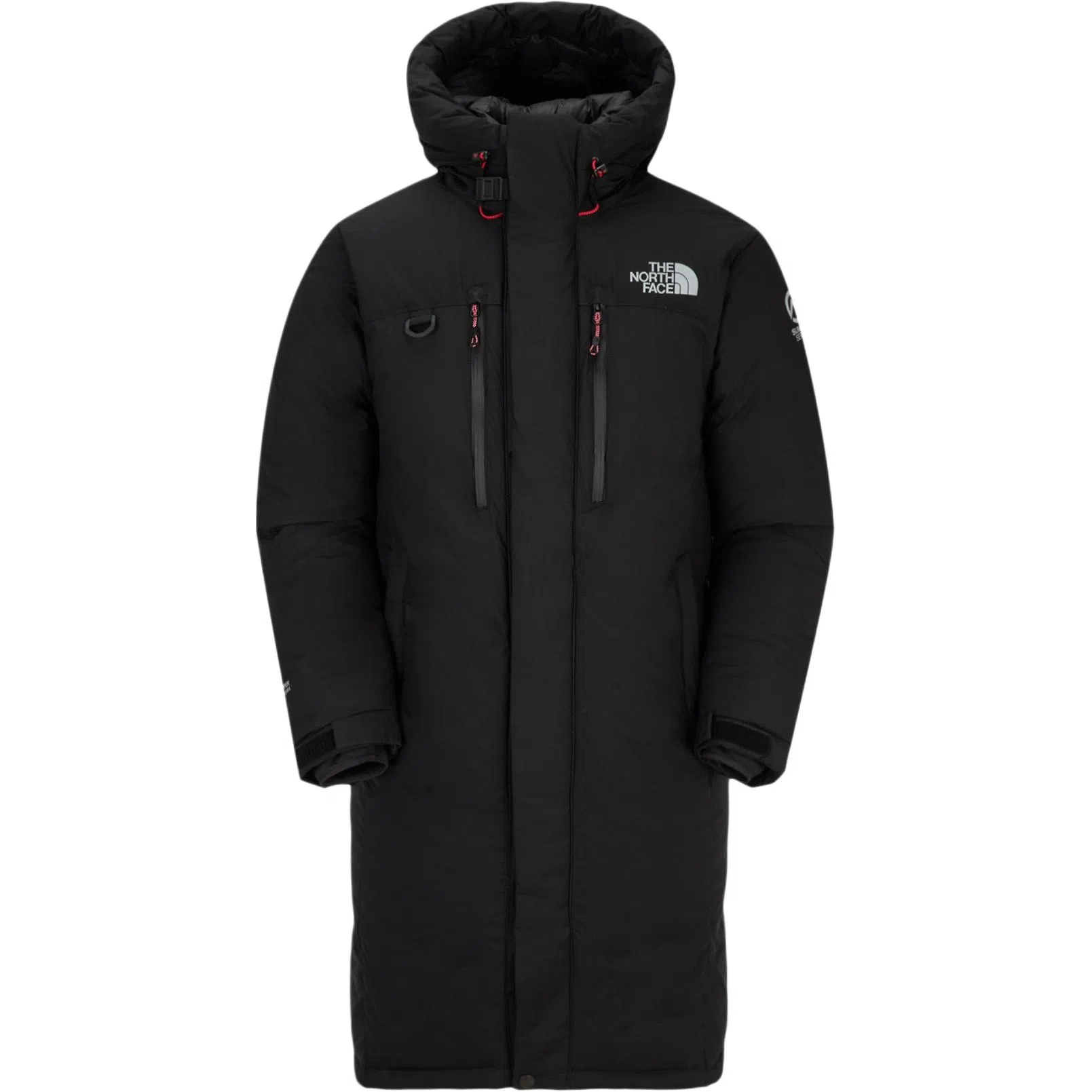 The North Face Logo Embroidered Hooded Down Jacket