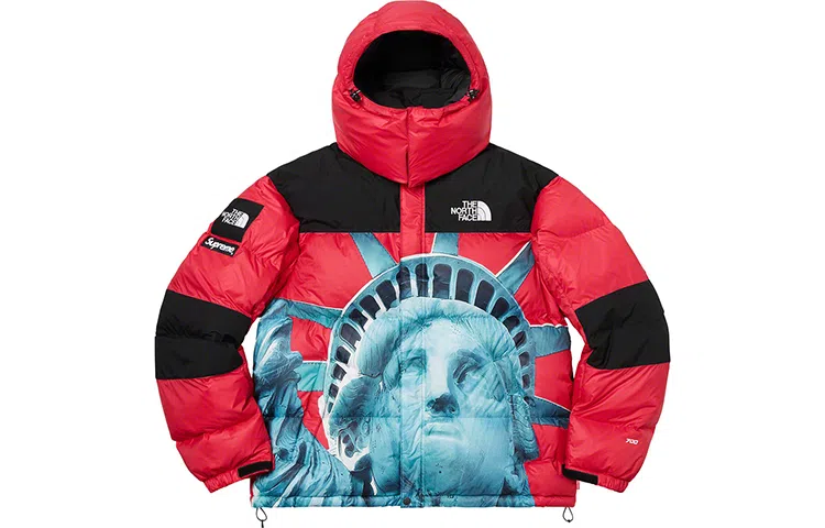 Supreme x The North Face Statue of Liberty Baltoro Red
