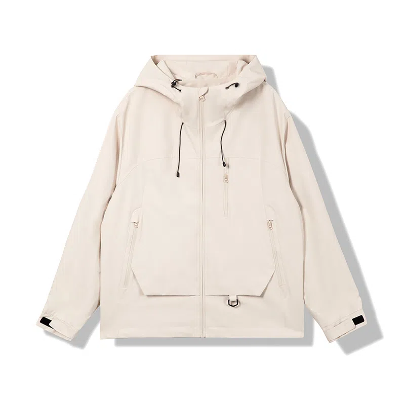 鸭鸭 户外露营短款连帽时尚休闲夹克外套 男女同款