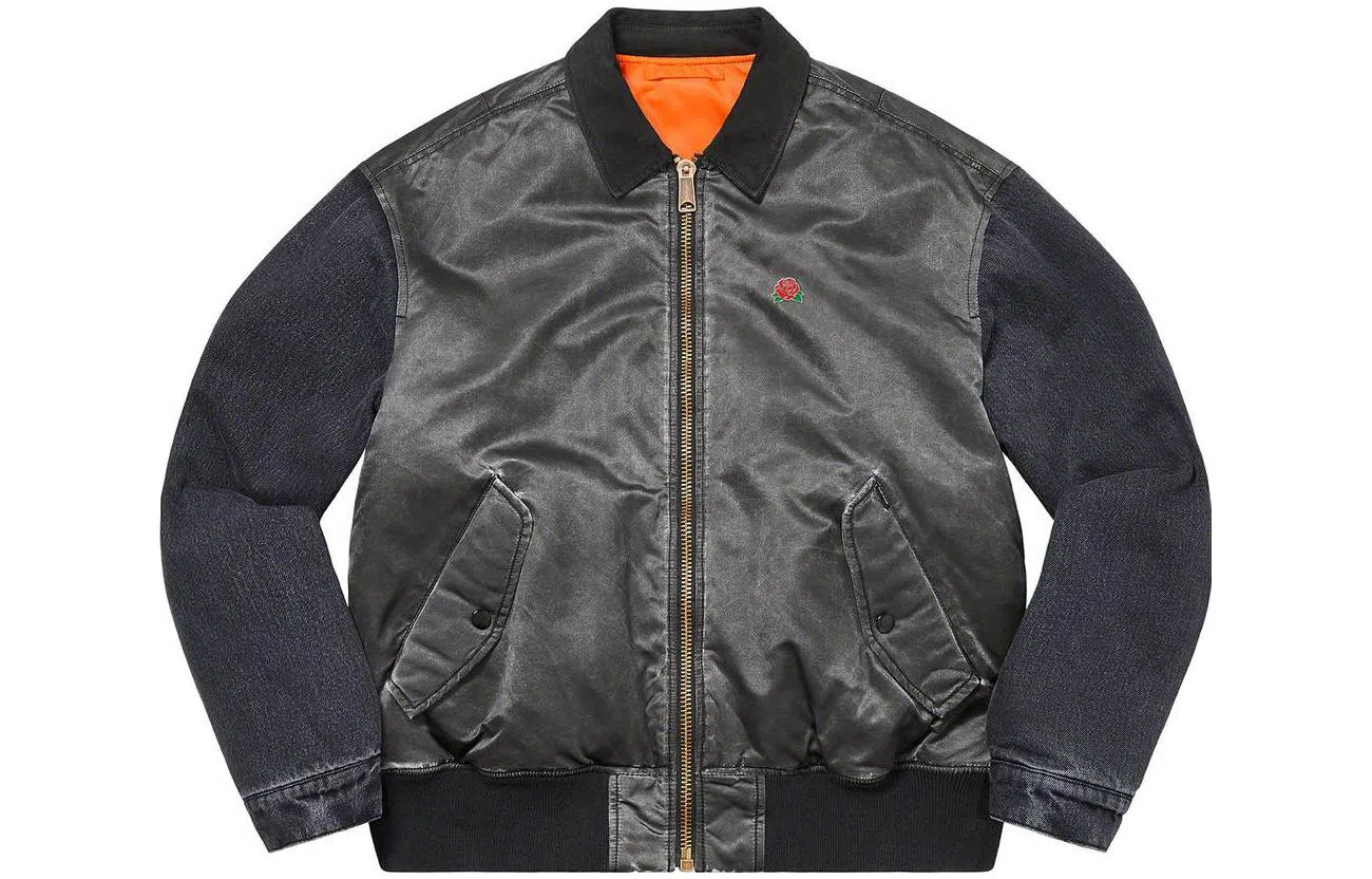 Supreme SS23 Week7 Denim Sleeve Ma-1 MA-1