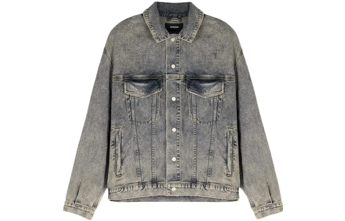 Represent FW22 Denim Jacket Blue