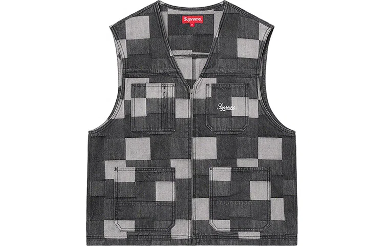 Supreme SS21 Week 17 Patched Denim Vest