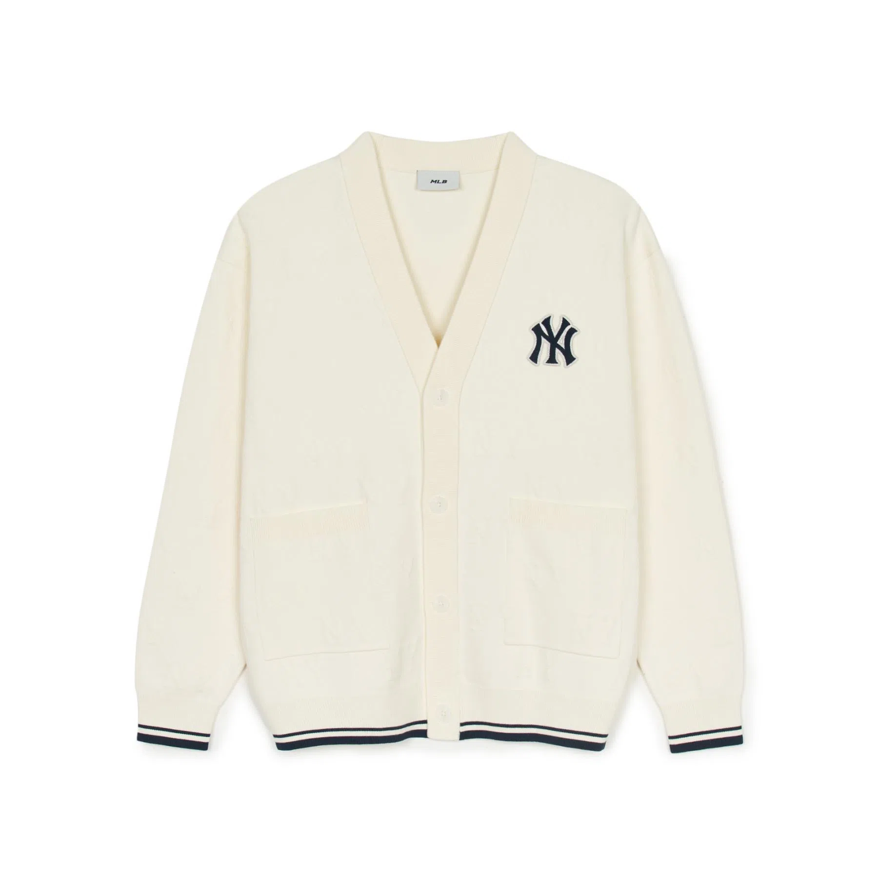 MLB Yankees V-Neck Knit Cream