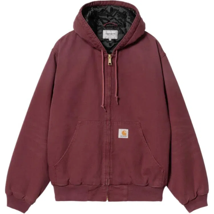 Carhartt WIP Kangaroo Pocket Hoodie Jacket Red