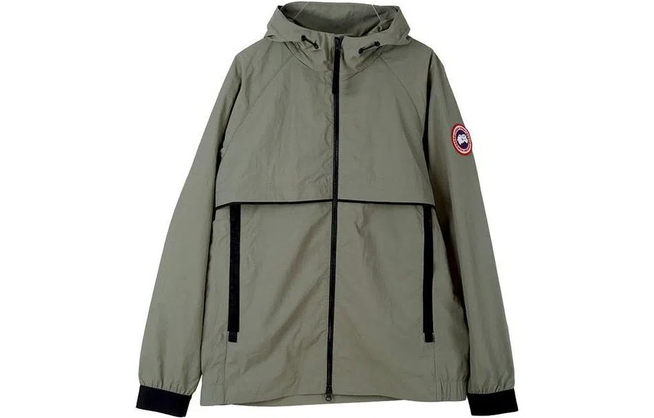 Canada Goose SS23 Hooded Zip Jacket Green