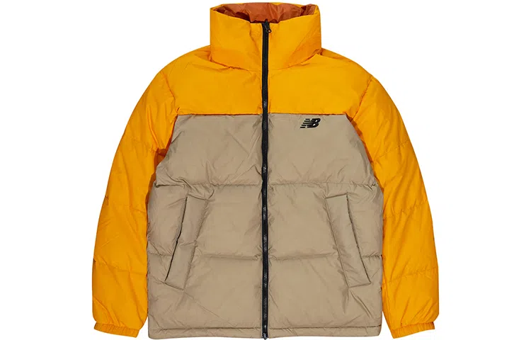 New Balance Reversible Hooded Down Jacket Yellow