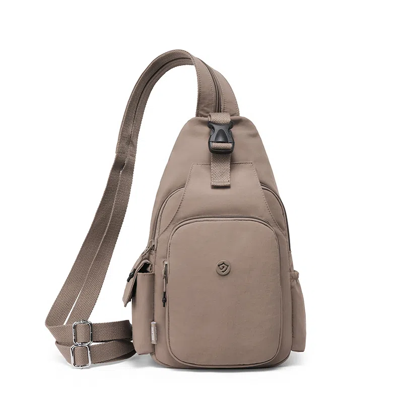 捷朗仕 多用旅行时尚百搭旅行通勤小背包潮流 尼龙布 双肩胸包 中号 女款 多色